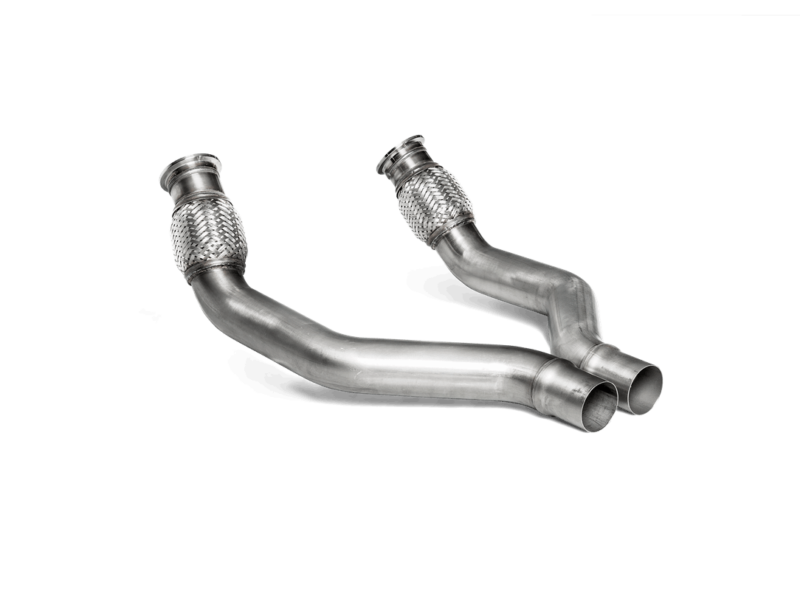 Akrapovič Link pipe set (SS) - for aftermarket exhaust system | RS 6 Avant (C7)