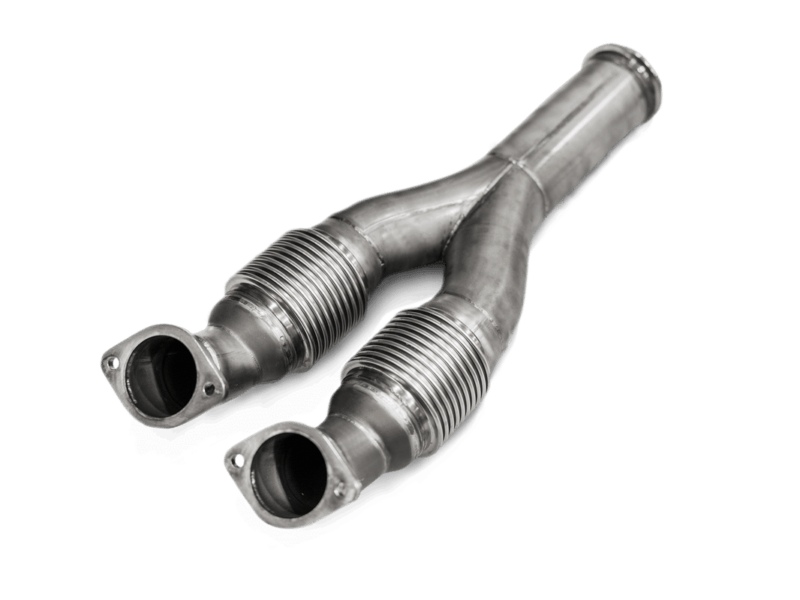 Akrapovič Link pipe (SS) for aftermarket turbochargers | GT-R