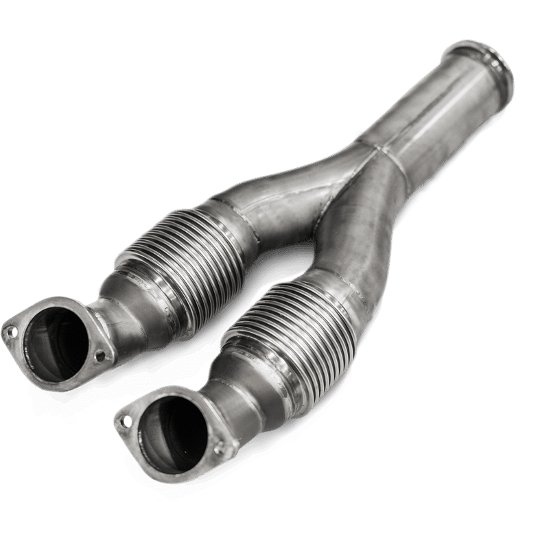 Akrapovič Link pipe (SS) for aftermarket turbochargers | GT-R