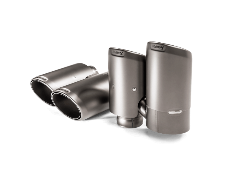 Akrapovič Tail pipe set (Titanium) | Cayenne S / Coupé (536) - OPF/GPF