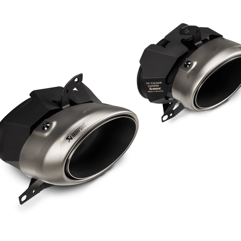 Akrapovič Tail pipe set (Titanium) | 911 Turbo / Turbo S / Cabriolet / Sport Classic (992)