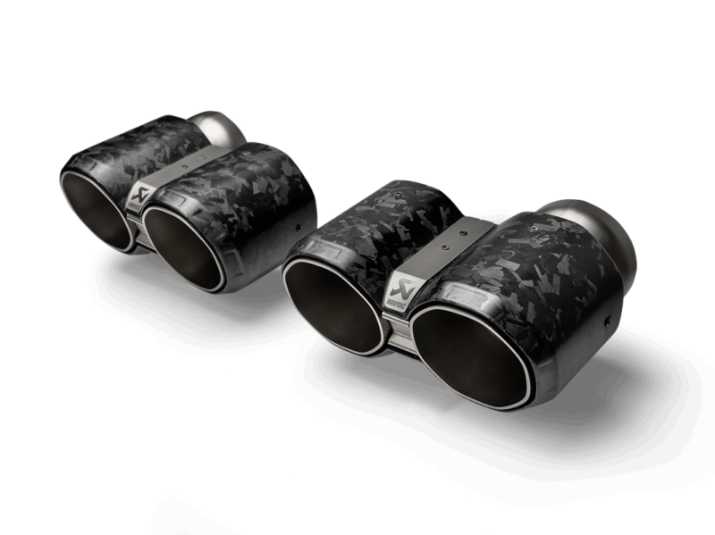 Akrapovič Tail Pipe Set (Chopped Carbon) | M4 (G82, G83) - OPF/GPF