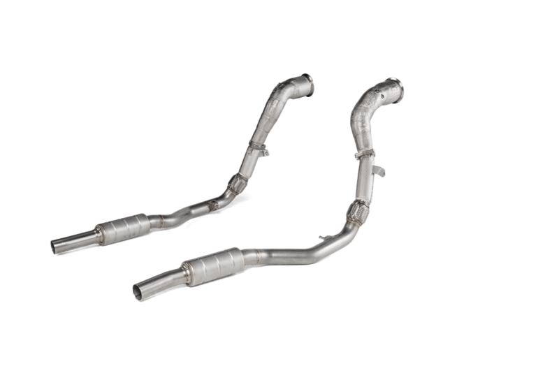 Akrapovič Downpipe / Link pipe set (SS) | RS Q8 (4M)