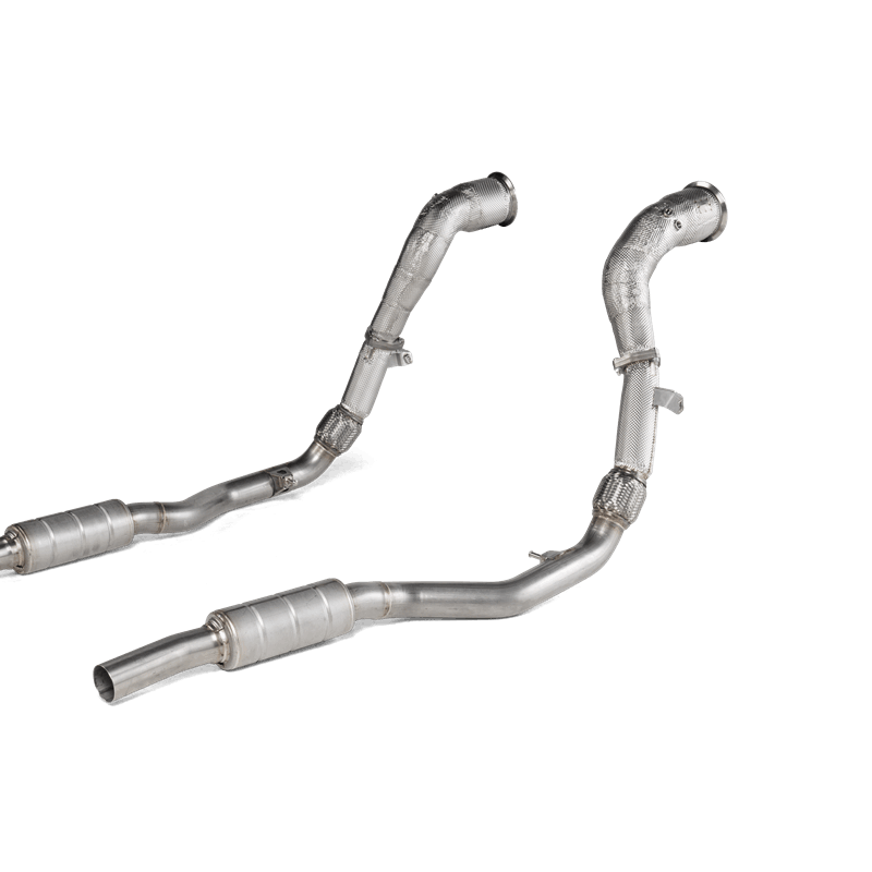 Akrapovič Downpipe / Link pipe set (SS) | RS Q8 (4M)