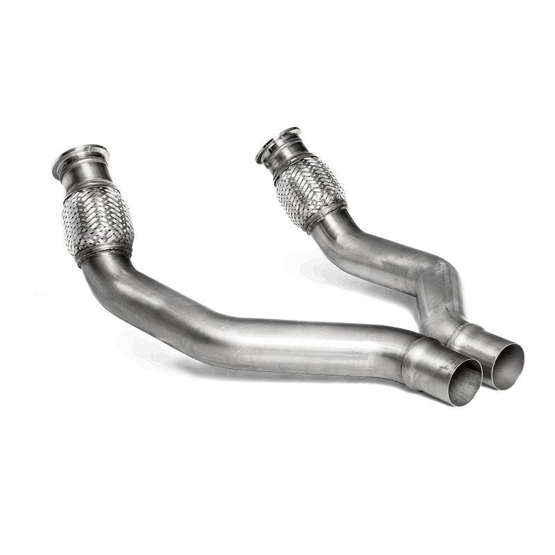 Akrapovič Link pipe set (SS) - for Audi Sport exhaust system | S6 Avant/Limousine (C7)