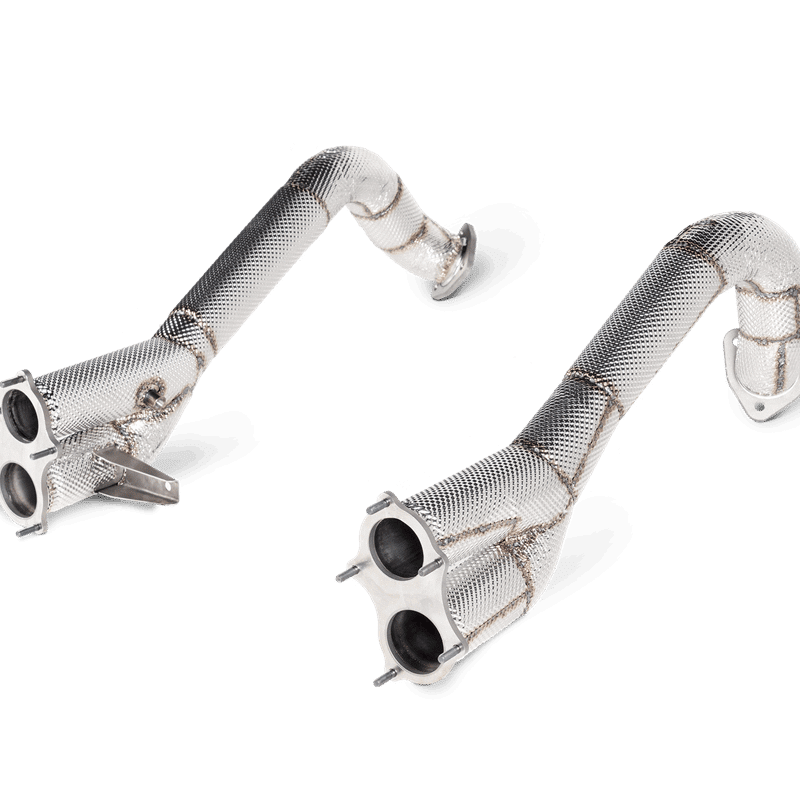 Akrapovič Link pipe set (Titanium) | 718 Cayman GTS 4.0 / Boxster GTS 4.0 - OPF/GPF