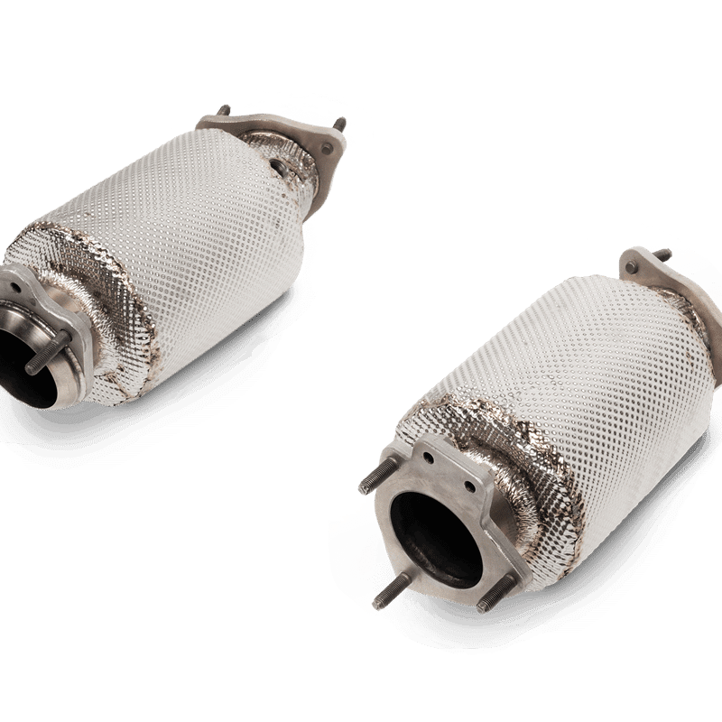 Akrapovič Link Pipe Set w/o Cat (SS) | Corvette Stingray (C8)